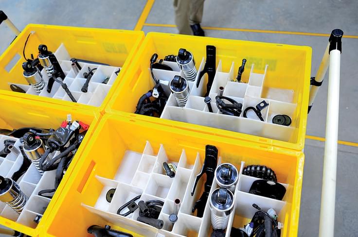 Each part in the kit is tracked by an IT system to improve quality and warranty servicing. Each part in the kit is tracked by an IT system to improve quality and warranty servicing.
